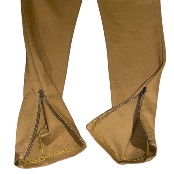 ANTHROPOLOGY Essential slim pants with zipper detail on legs Size 2 - Picture 10 of 12
